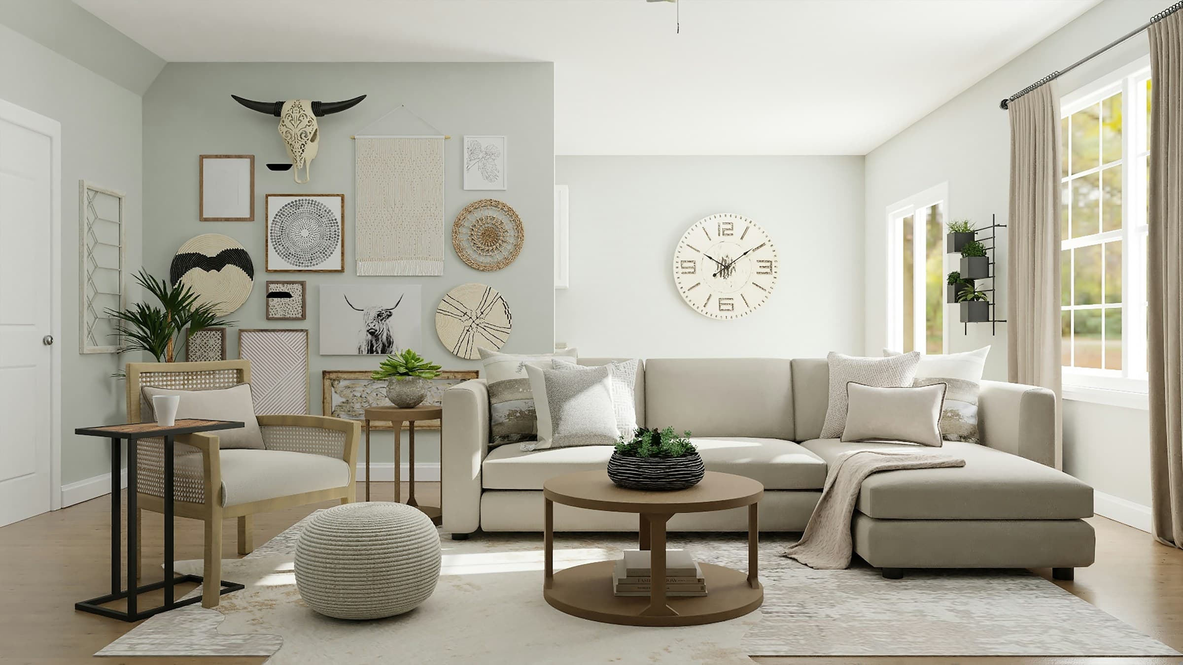 Handcrafted furniture and warm modern interiors